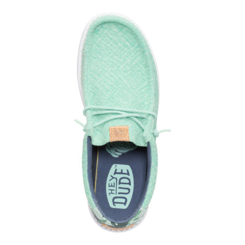 Wally Palm Jute - Dawn Blue/Celadon Green - Image 6