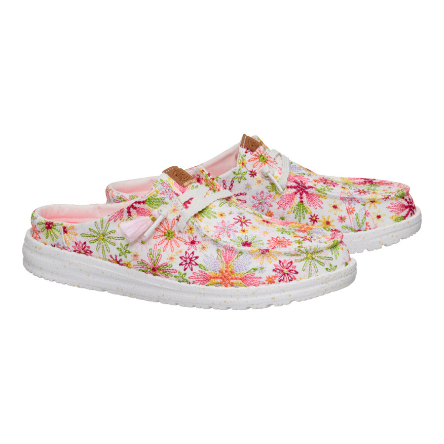 Wendy Slip Embroidered Floral - White/Multi - Image 2