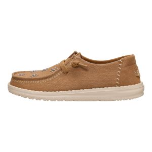 Wendy Star Stud - Cognac/Tan